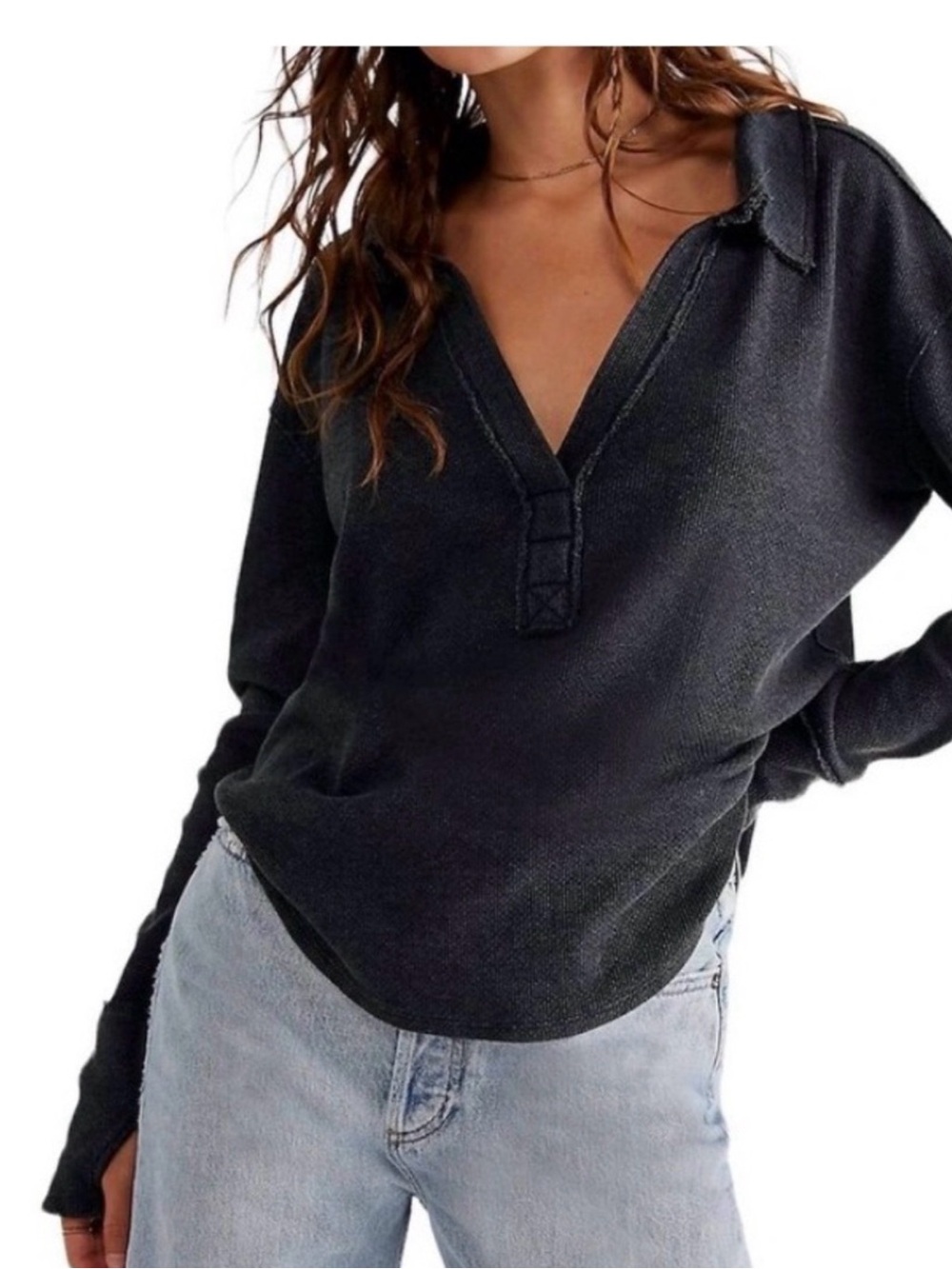 Free People We The Free Anakin Thermal Black